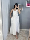 Vestido longo com bolso