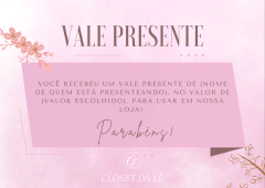 Cartão presente na internet