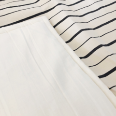 Pillow off white y rayado negro 180x90 - tienda online