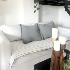 Pillow gris elefante y rayado 180x90 - comprar online