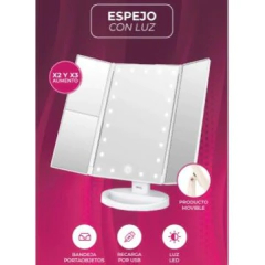 ESPEJO LED TRIPLE DXESPLU3P