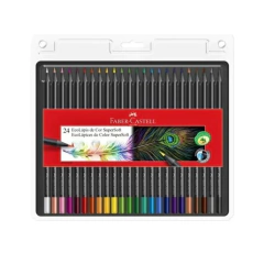 LAPIZ COLOR FABER SUPERSOFT x24u PVC 120724 (210724)