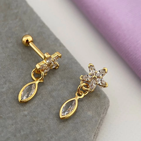 Piercing Pingente Florence Navete 7x1.2mm - comprar online