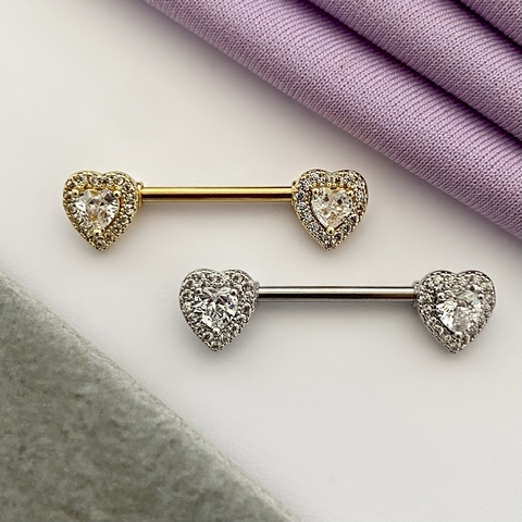Piercing Mamilo Heart 16x1.6mm