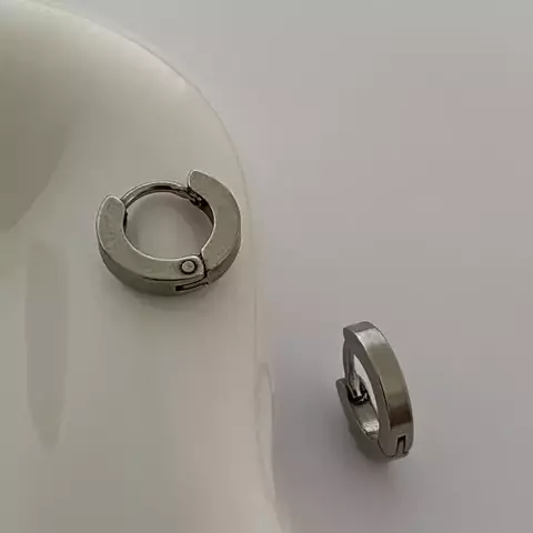 Brinco Argola Click | Aço Inox - comprar online