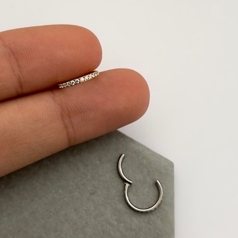 Piercing Segmentada Zirconias 8x1.2mm