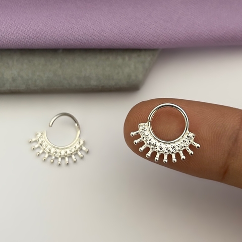 Piercing Torção Vitoria Prata 925