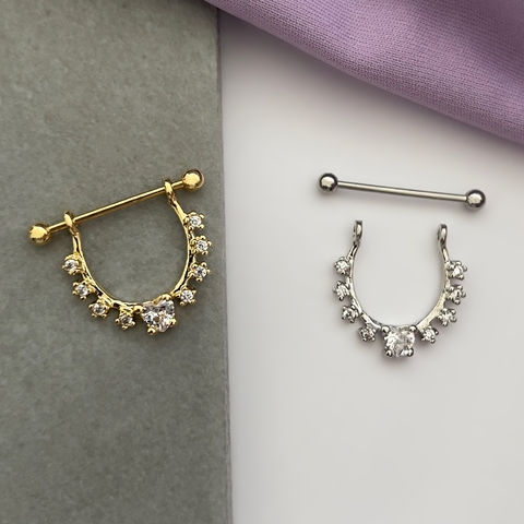 Piercing Mamilo Max Coração 18x1.2mm