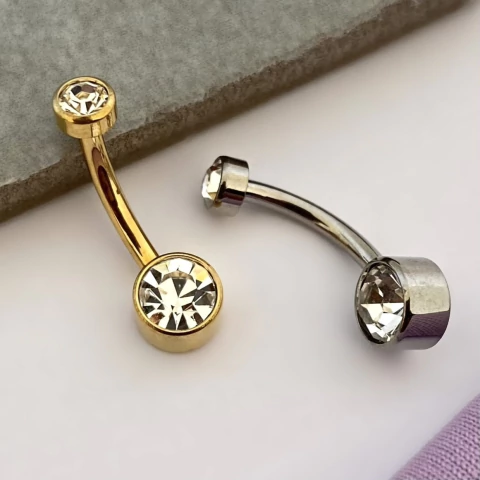 Piercing Titânio Umbigo Inglesa - comprar online