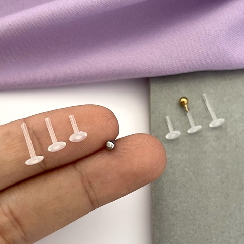 Piercing Labret Bioflex Esfera 3mm