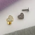 Piercing Labret Coração Marô 6x1.2mm