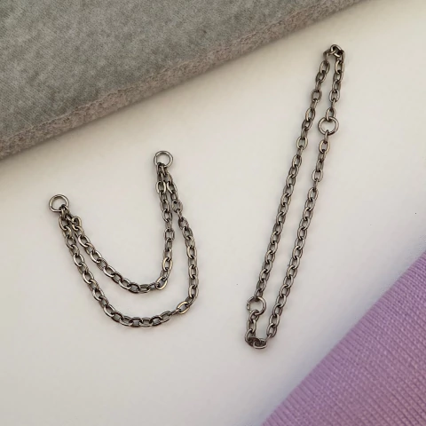 Titânio Corrente Dupla Para Piercing 30mm - comprar online