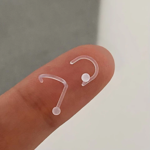 Piercing Bioflex Nostril Bolinha 6x0.8mm - comprar online