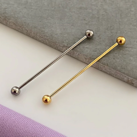 Piercing Titânio Transversal Básico 34x1.2mm - comprar online