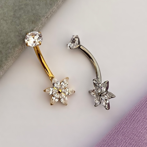 Piercing Titânio Umbigo Flora - comprar online