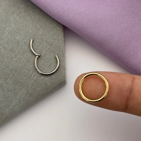 Piercing Segmentada Lisa 10x1.2mm