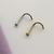 Piercing Titânio Nostril Liso