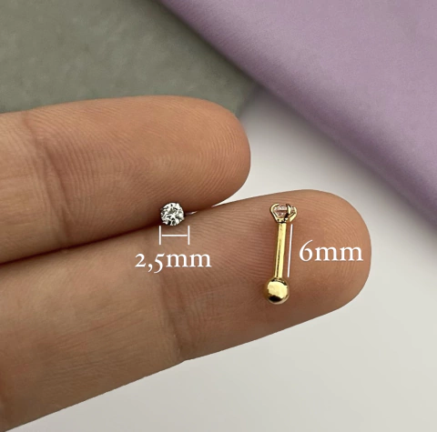 Piercing Ponto de Luz P 6x1.2x2.5mm