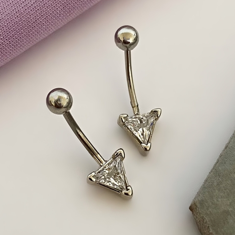 Piercing Umbigo Zircônia Tiffany - comprar online