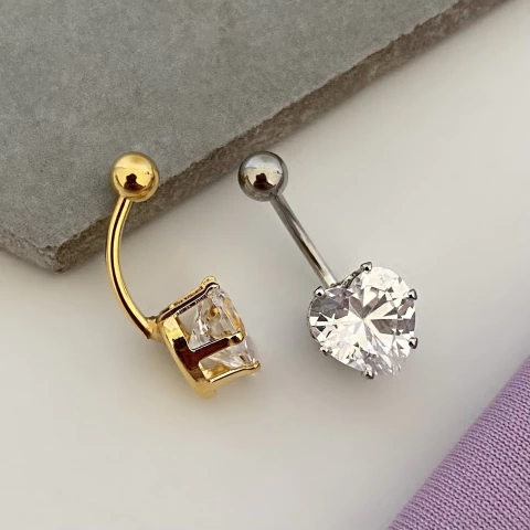 Piercing Umbigo Big Heart - comprar online