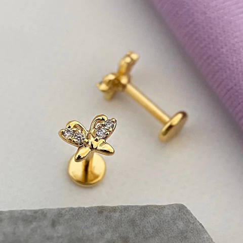 Piercing Labret Mini Fly 6x1.2mm - comprar online