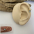 Piercing Argola Torção Pingente Olho Grego - comprar online