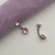 Piercing Umbigo Zircônia Rosa 8x1.2mm