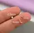 Piercing Titânio Labret Ponto de Luz Push Pin 6x0.8x2.5mm - comprar online