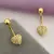 Piercing Umbigo Coração Lia 10x1.2mm - Carola Art Piercing | Atacado e Varejo