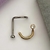 Piercing Titânio Nostril Ponto de Luz Inglesa Simple - comprar online