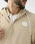 Jaqueta Corta Vento Branded New Era Logo Cap Bege - Keep Shop