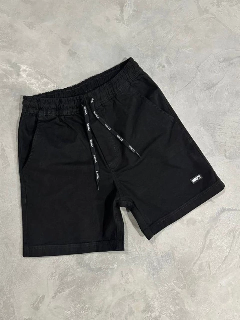 Bermuda de Sarja Wats Preto - comprar online