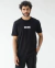 Camiseta New Era Reta Logo Preta - comprar online