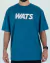 Camiseta Wats Logo Recorte Petróleo