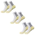 Calceta Media Deportiva Antideslizantes Fútbol Varios Colores 3 Pares