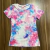 T SHIRT WATS GIRL TIEDYE
