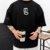 CAMISETA MS CLASSIC OVERSIZED PRETA / BRANCA LIMITED