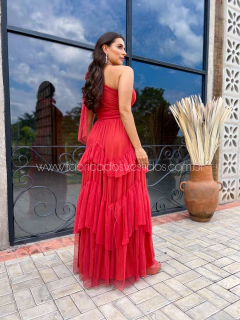 Imagem do VESTIDO DE FESTA TULE COM BRILHO CAMADAS TENDÊNCIA ÁUSTRIA