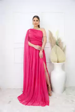 VESTIDO DE FESTA LONGO CAPA TULE COM BRILHO GUATEMALA - loja online