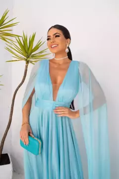 Imagem do VESTIDO DE FESTA LONGO BRILHOSO CAPA LAS VEGAS