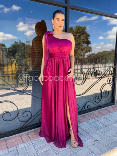 VESTIDO DE FESTA UM OMBRO SÓ TULE COM BRILHO PARIS na internet