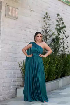 VESTIDO DE FESTA LONGO CAPA TULE COM BRILHO GUATEMALA na internet