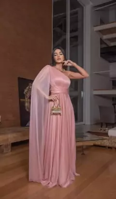 VESTIDO DE FESTA LONGO TULE COM BRILHO CAPA ORLANDO - comprar online