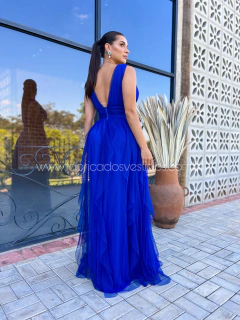 Imagem do VESTIDO DE FESTA LONGO DECOTE SAIA CASCATA ILHABELA