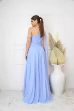 VESTIDO DE FESTA LONGO CAPA TULE COM BRILHO GUATEMALA - loja online