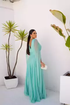 VESTIDO DE FESTA LONGO BRILHOSO CAPA LAS VEGAS - loja online