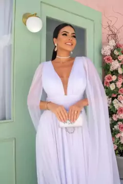 VESTIDO DE FESTA LONGO BRILHOSO CAPA LAS VEGAS