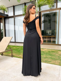 VESTIDO DE FESTA LONGO CIGANINHA COM FENDA NOVA YORK na internet