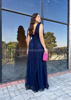 Imagem do VESTIDO DE FESTA LONGO TULE SAIA CASCATA TENDÊNCIA MALDIVAS