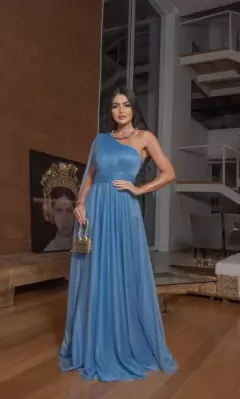 Imagem do VESTIDO DE FESTA LONGO TULE COM BRILHO CAPA ORLANDO